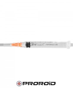 Packs of 10 3 CC Syringe with 23 gauge 1 in’ injection needle